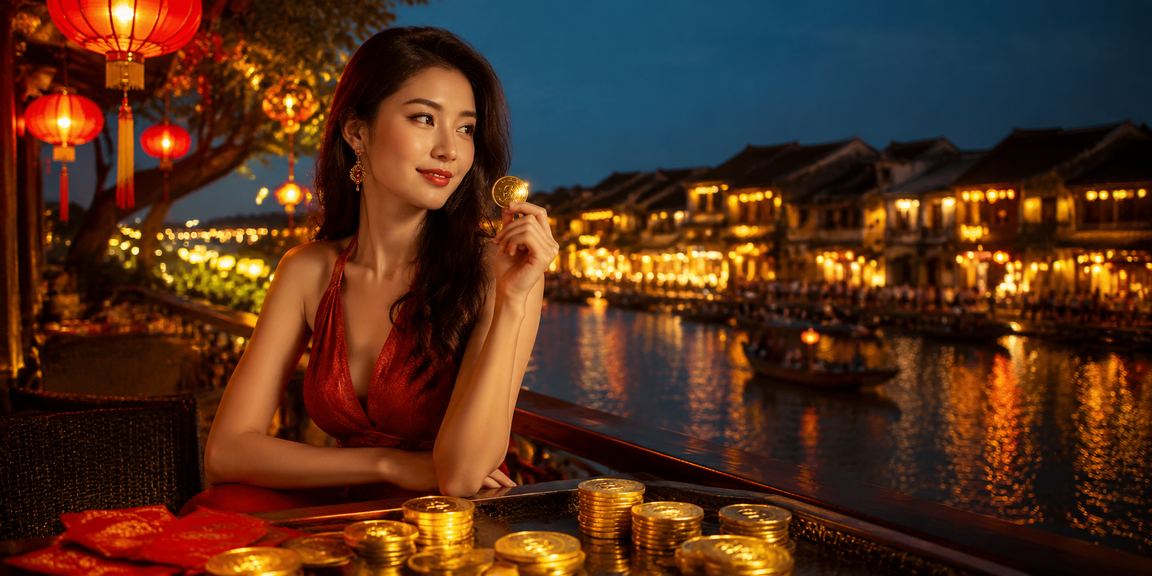 Người dùng tại Hội An nhâm nhi cà phê trong khi đăng ký tài khoản cá cược trực tuyến